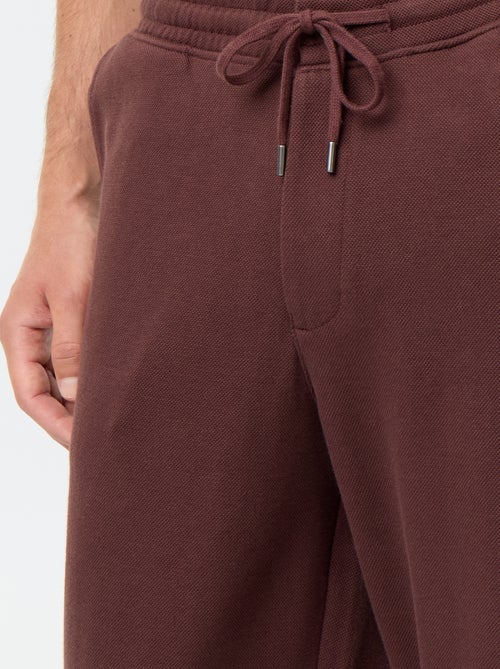 Joggingbroek van piquéstof - Kiabi Joggingbroek van piquéstof - Kiabi