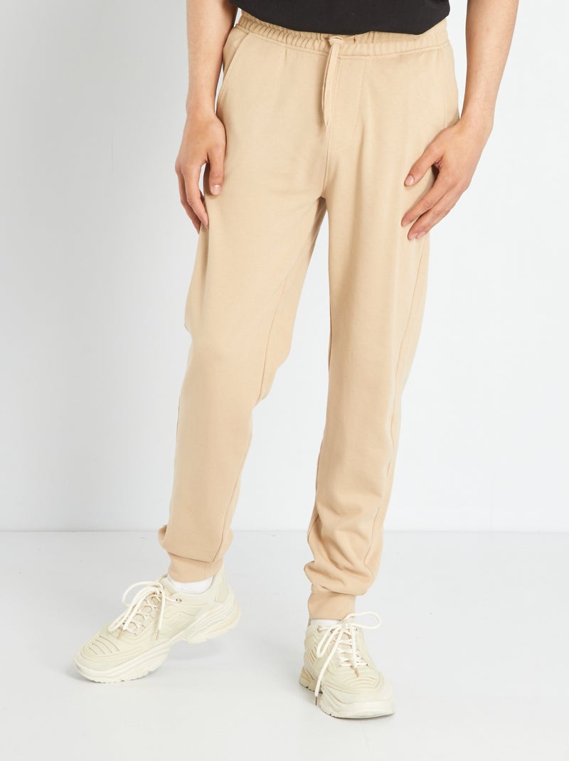 Joggingbroek van sweatstof BIEGE - Kiabi