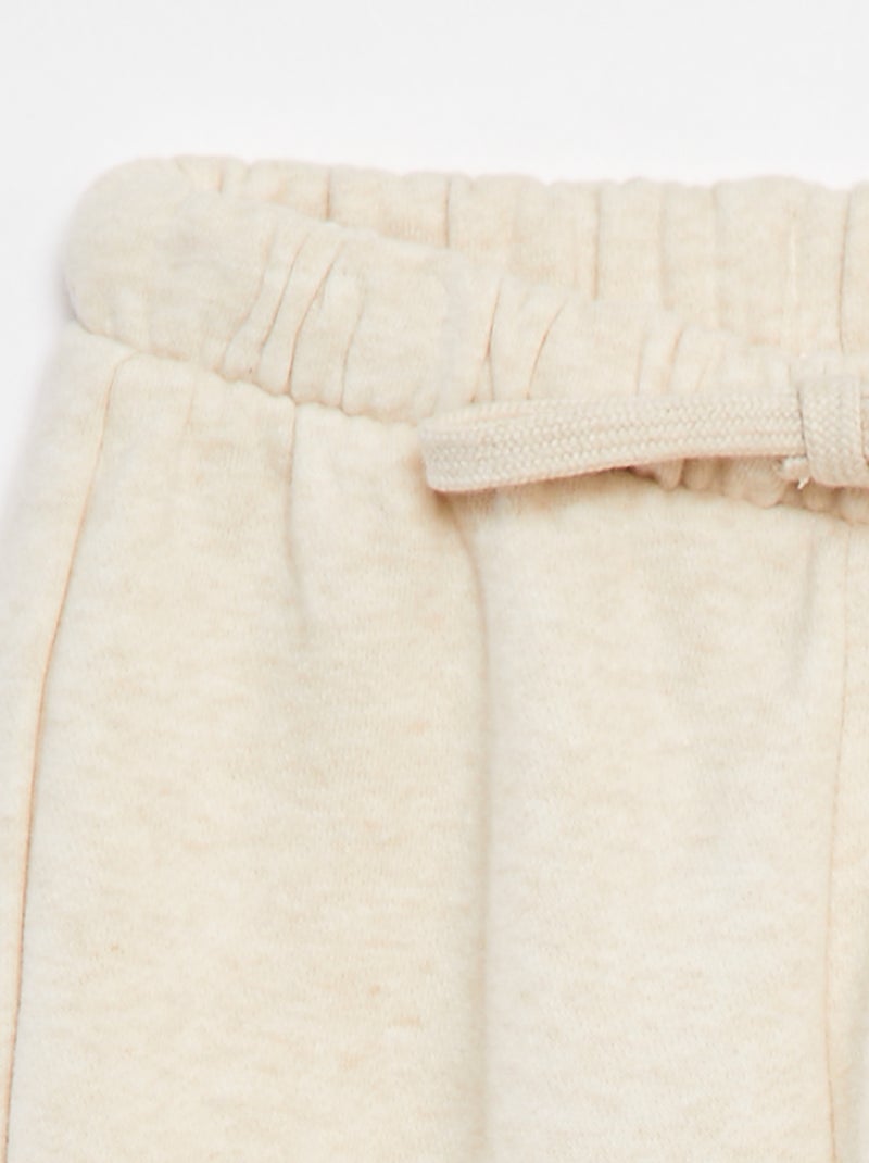 Joggingbroek van sweatstof Biege - Kiabi