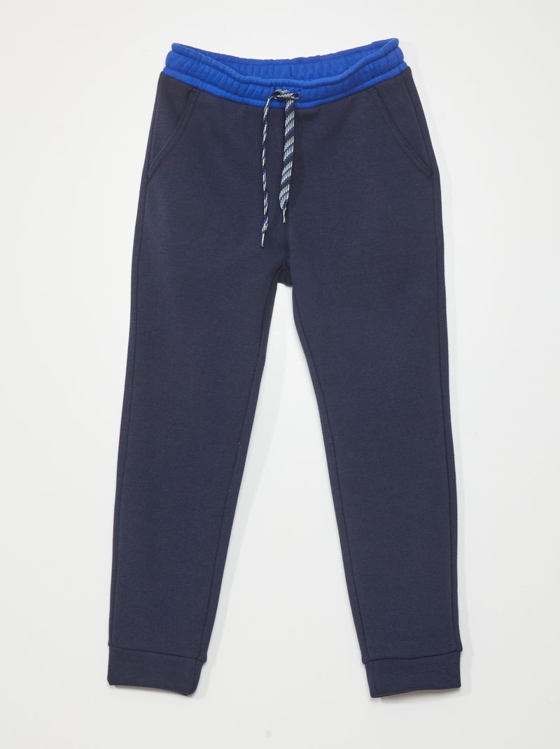 Joggingbroek van sweatstof BLAUW - Kiabi