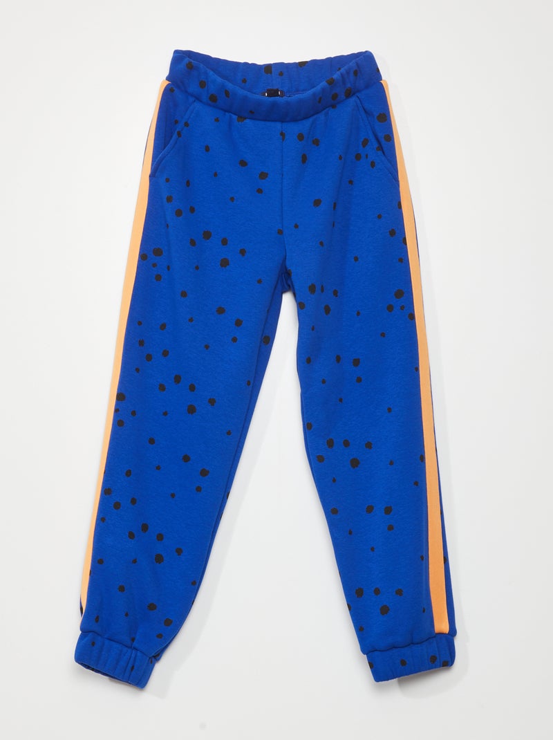 Joggingbroek van sweatstof BLAUW - Kiabi
