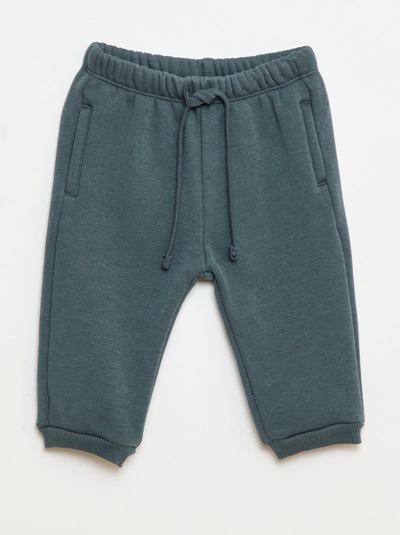 Joggingbroek van sweatstof blauw - Kiabi