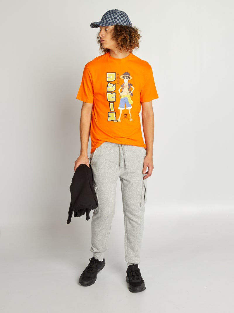 Joggingbroek van sweatstof GRIJS - Kiabi