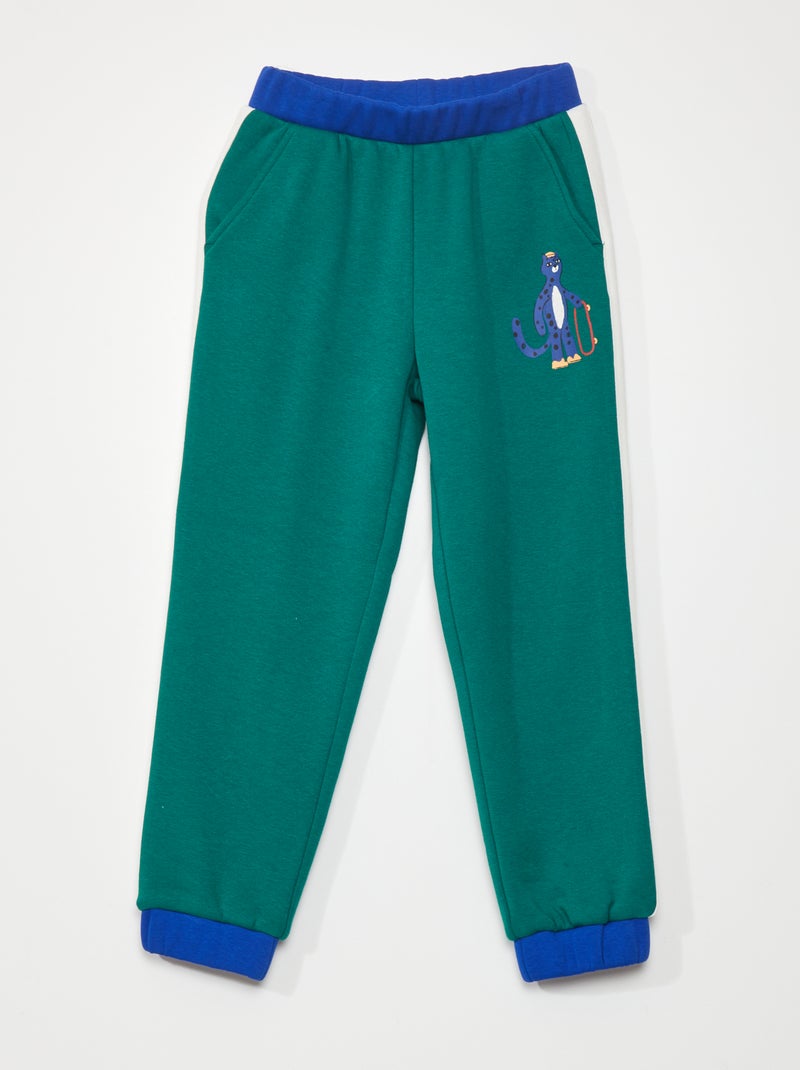 Joggingbroek van sweatstof GROEN - Kiabi