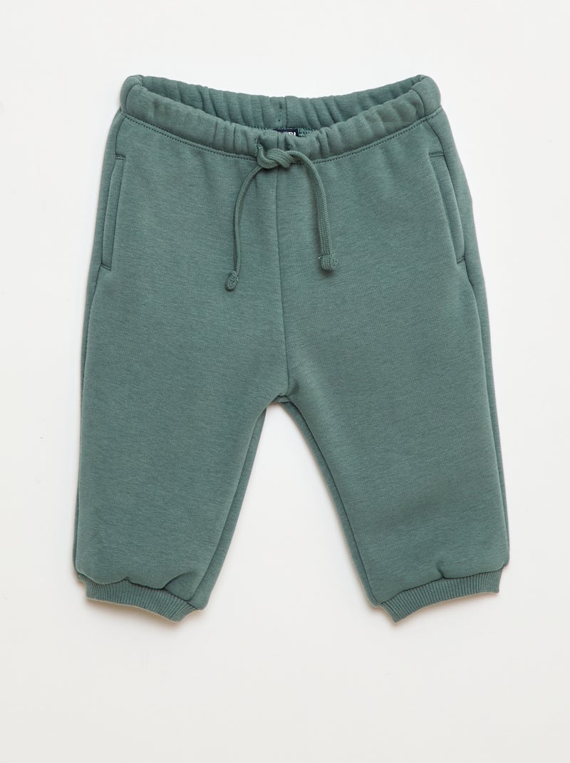 Joggingbroek van sweatstof Groen - Kiabi