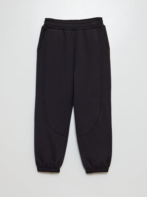 Joggingbroek van sweatstof met fleecevoering - Kiabi