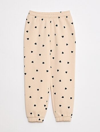 Joggingbroek van sweatstof met zachte, geruwde binnenzijde
