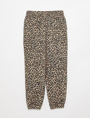 Joggingbroek van sweatstof met zachte, geruwde binnenzijde
