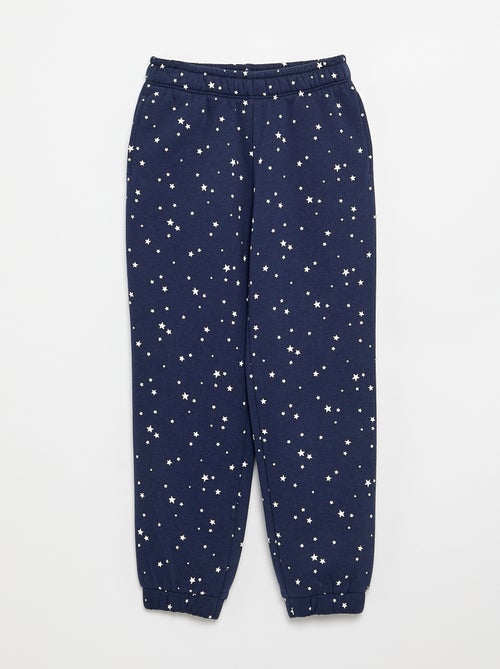 Joggingbroek van sweatstof met zachte, geruwde binnenzijde - Kiabi