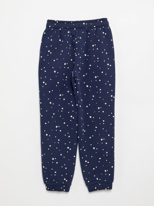 Joggingbroek van sweatstof met zachte, geruwde binnenzijde - Kiabi