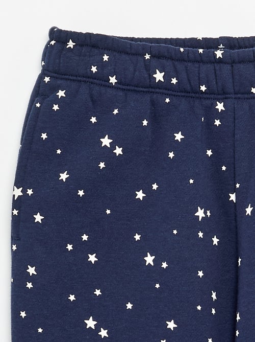 Joggingbroek van sweatstof met zachte, geruwde binnenzijde - Kiabi