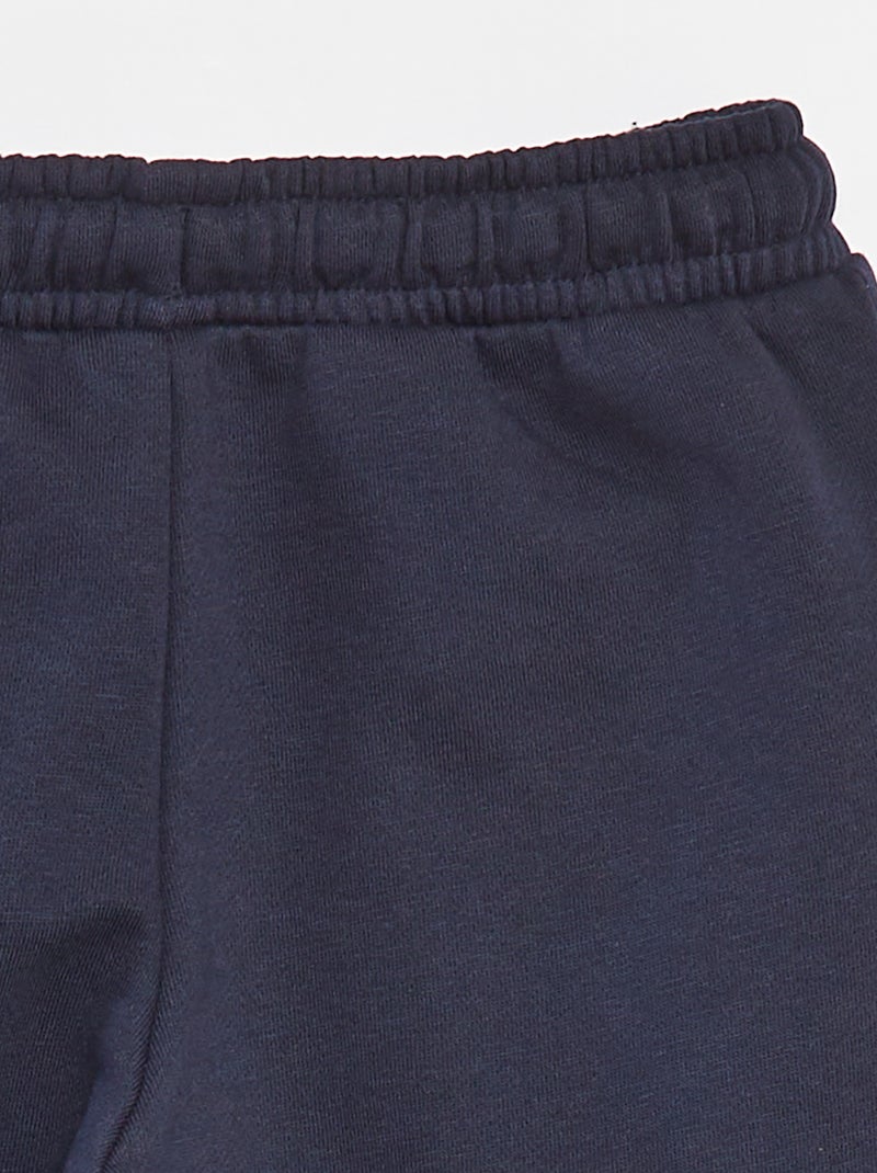 Joggingbroek van sweatstof met zakjes Blauw - Kiabi