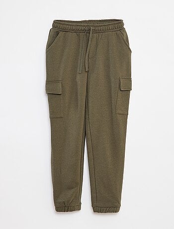 Joggingbroek van sweatstof met zakjes