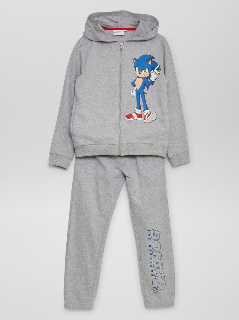 Joggingbroek van sweatstof 'Sonic' grijs - Kiabi