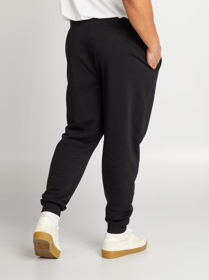 Joggingbroek van sweatstof zwart - Kiabi