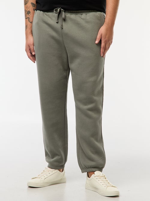 Joggingbroek van warme fleece met zakken - Kiabi