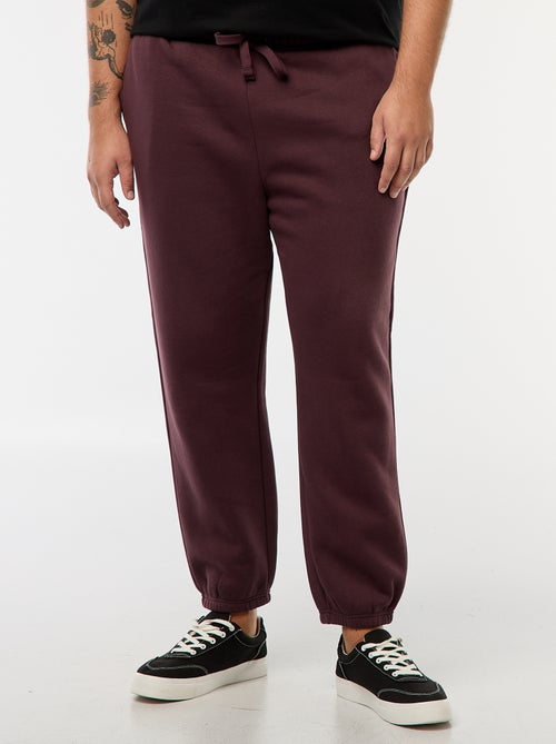 Joggingbroek van warme fleece met zakken - Kiabi