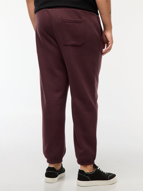 Joggingbroek van warme fleece met zakken - Kiabi
