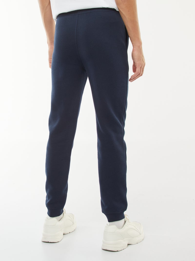 Joggingbroek van warme sweatstof Blauw - Kiabi