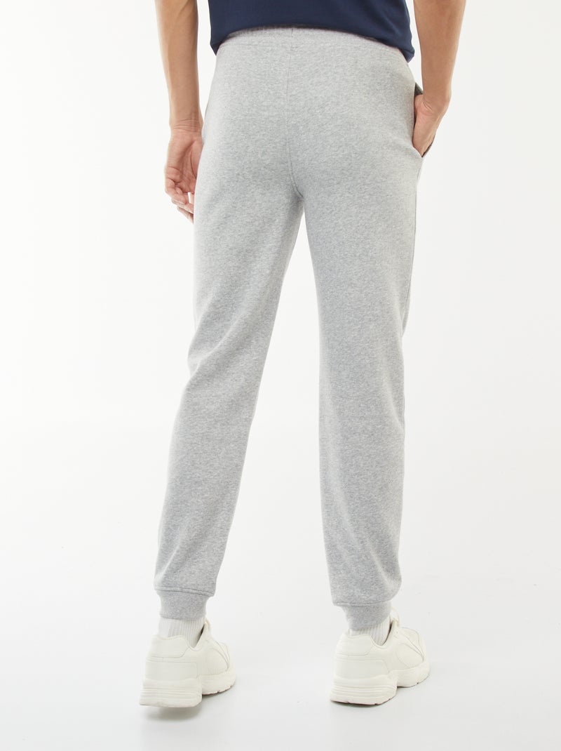 Joggingbroek van warme sweatstof Grijs - Kiabi