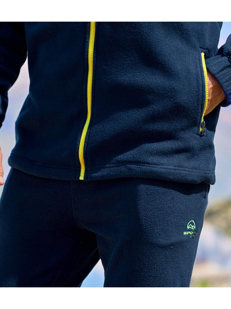 Joggingpak van fleece - atlas for men Marineblauw - Kiabi