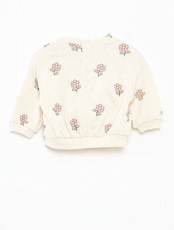 Joggingpak van sweatstof + legging - 2-delig