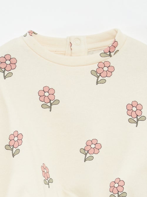 Joggingpak van sweatstof + legging - 2-delig - Kiabi