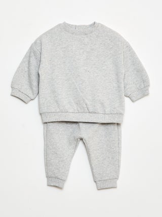 Joggingpakje met sweater + broek - 2-delig