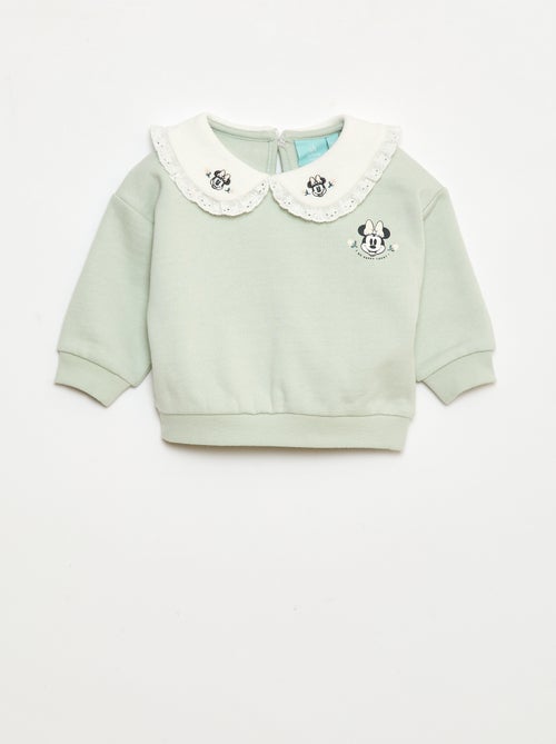 Joggingsetje - Sweater + broek + slabbetje 'Disney' 'Minnie' - 3-delig - Kiabi