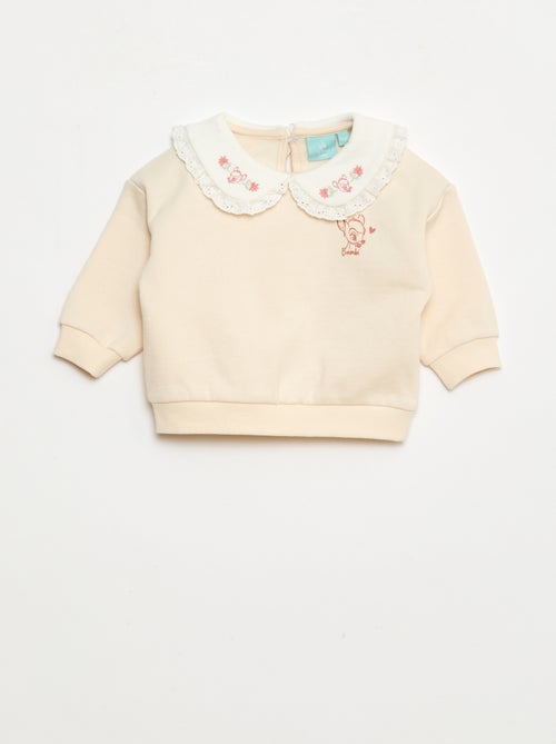 Joggingsetje - Sweater + broek + slabbetje 'Marie' 'Disney' - 3-delig - Kiabi