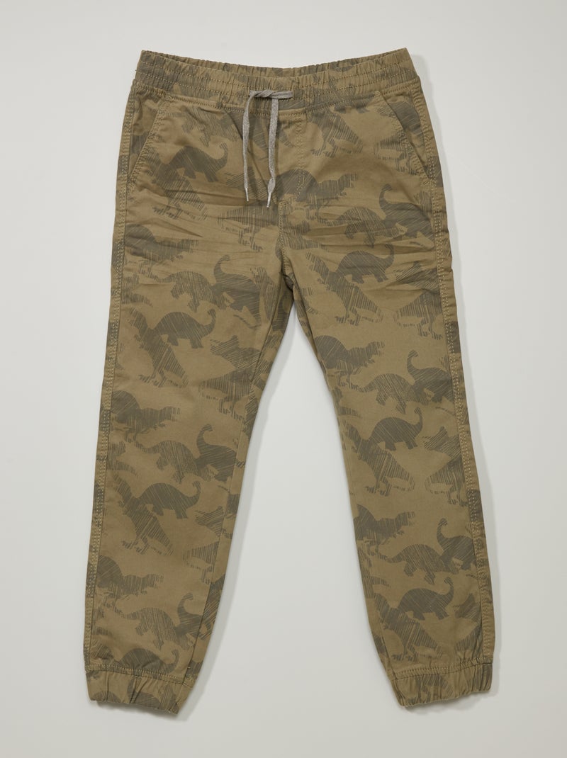 Jogpant - Comfortabel model KAKI - Kiabi