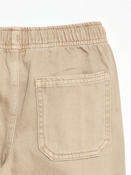 Jogpant avec taille élastiquée avec liens de serrage - Kiabi