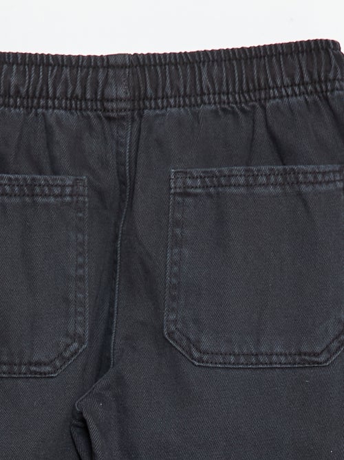 Jogpant avec taille élastiquée avec liens de serrage - Kiabi