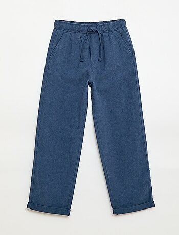 Jogpant en lin mélangé