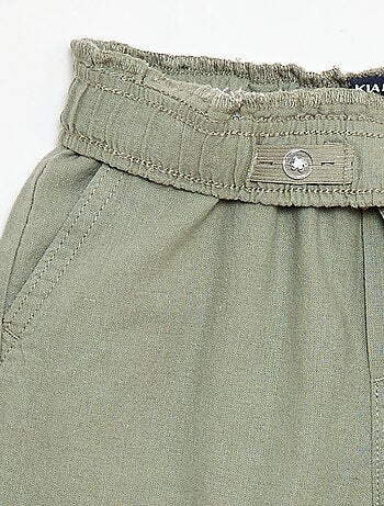 Jogpant en lin mélangé