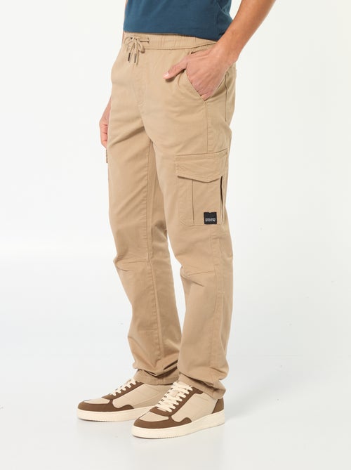 Jogpant met zakken met klepje - Kiabi