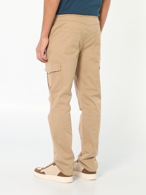 Jogpant met zakken met klepje - Kiabi