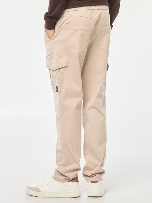 Jogpant met zakken met klepje - Kiabi