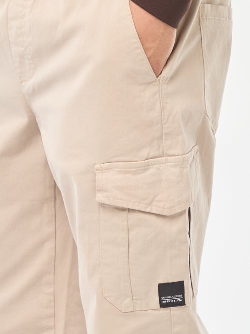 Jogpant met zakken met klepje - Kiabi