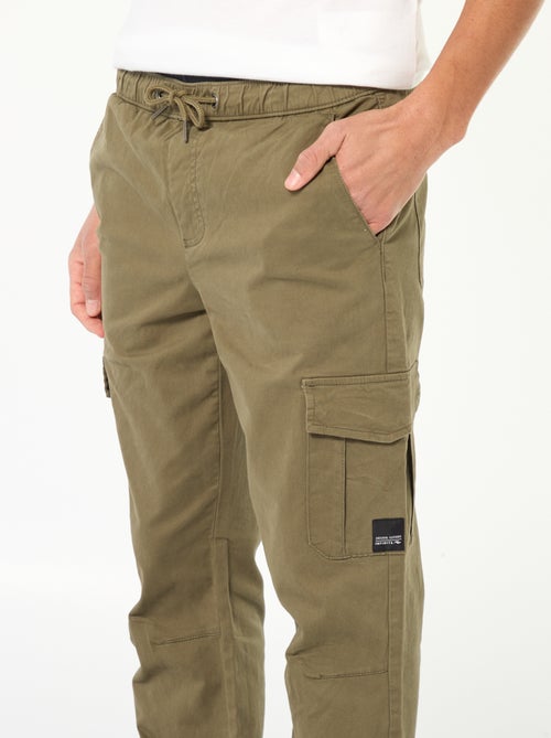 Jogpant met zakken met klepje - Kiabi