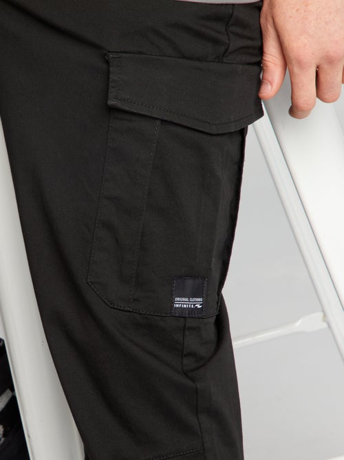 Jogpant met zakken met klepje - Kiabi