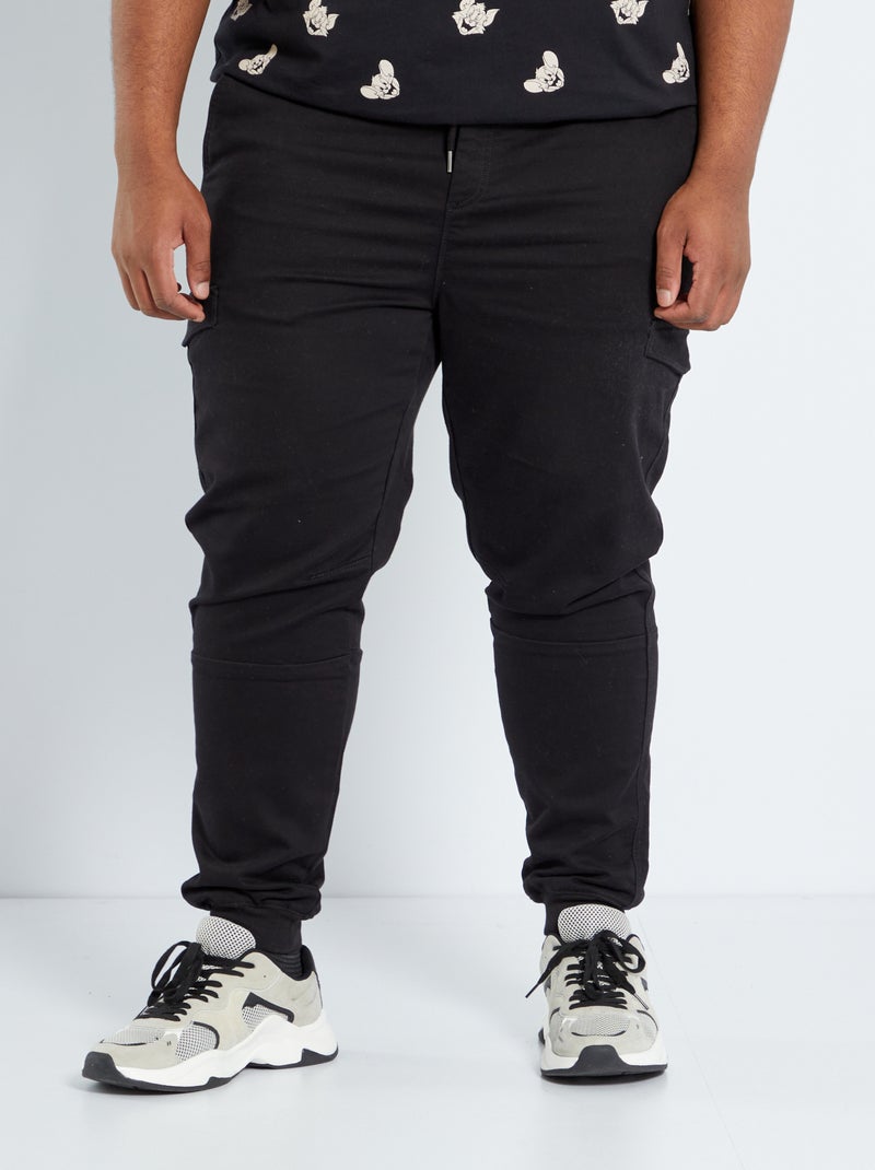 Jogpant slim esprit battle noir - Kiabi
