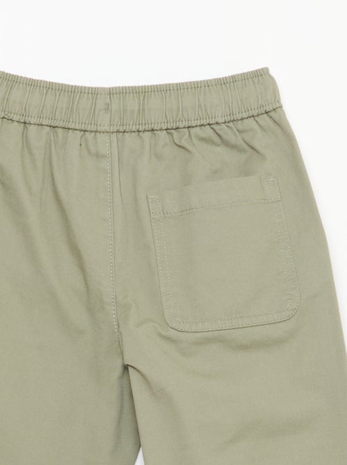 Jogpant uni avec ourlets - Kiabi