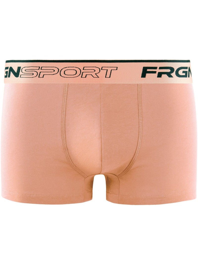 John pastel katoenen boxershorts voor heren (verpakking van 4) Blauw - Kiabi