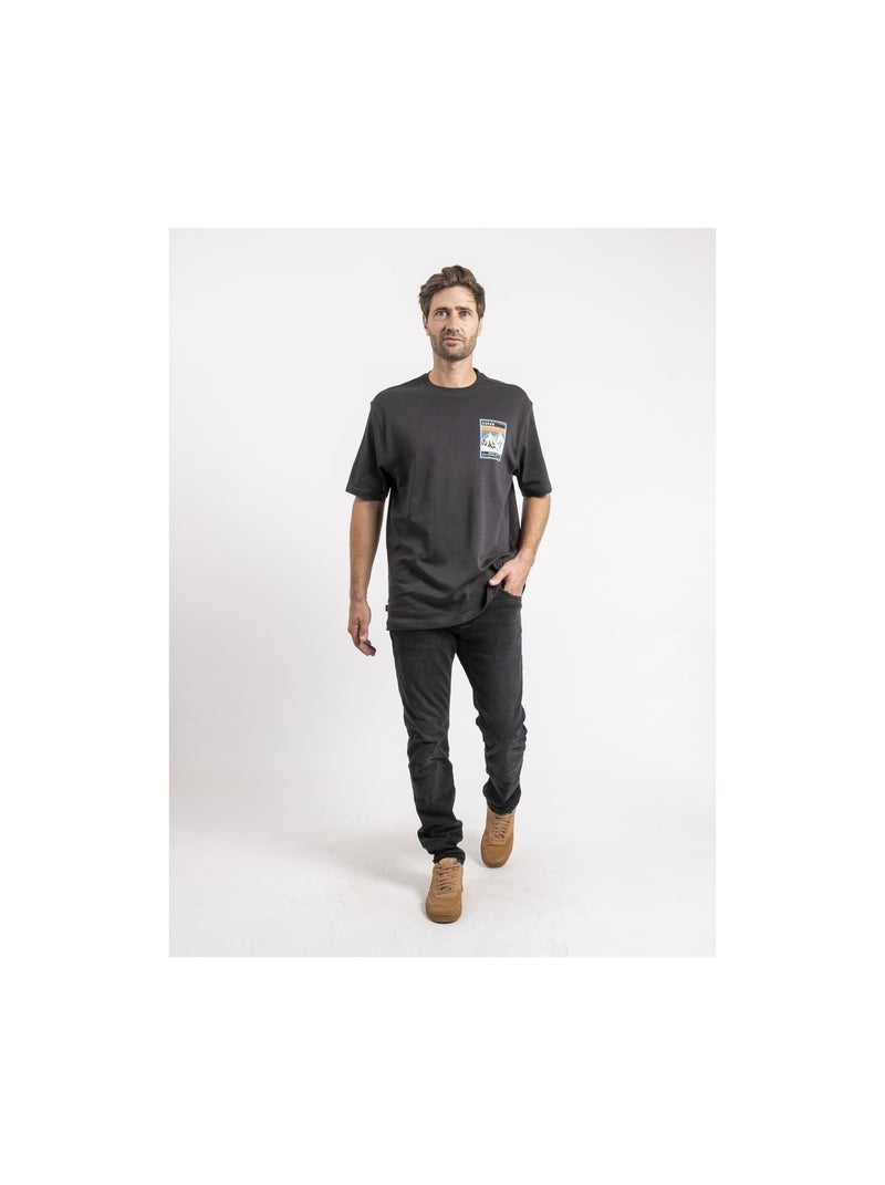 Jokayak oversized t-shirt met korte mouwen van puur katoen Grijs - Kiabi