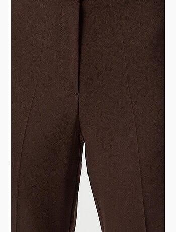 Joli pantalon évasé taille haute avec fermeture éclair istanbul
