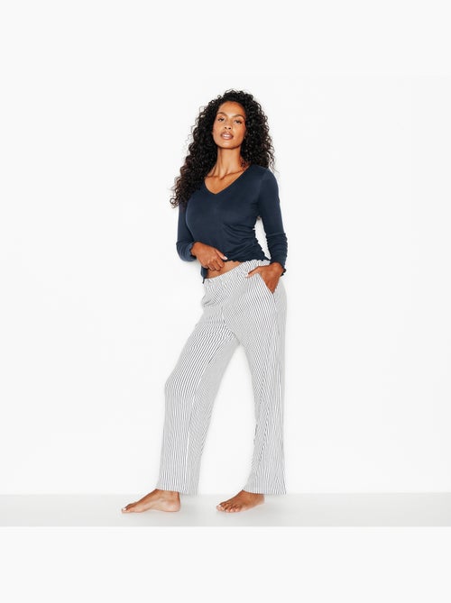 Jolisa pyjamabroek multikleur blauw - Kiabi