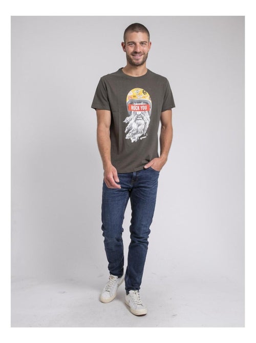 Jomodek t-shirt met ronde hals van puur katoen - Kiabi Jomodek t-shirt met ronde hals van puur katoen - Kiabi