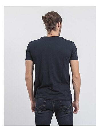 JONAK T-shirt met korte mouwen, ronde hals en gemaakt van puur katoen