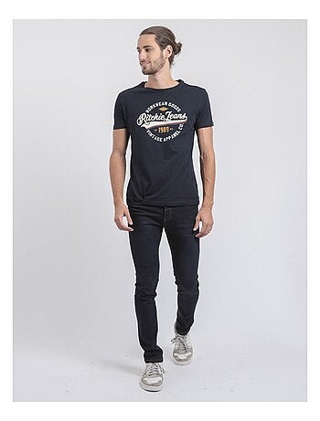 JONAK T-shirt met korte mouwen, ronde hals en gemaakt van puur katoen